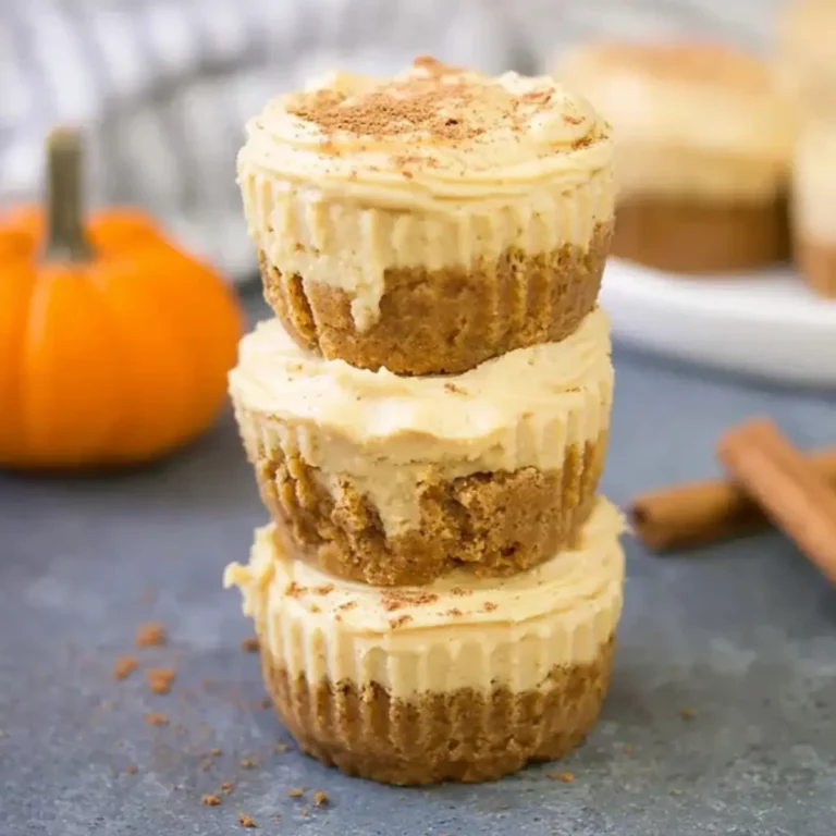 Healthy Pumpkin Cheesecakes