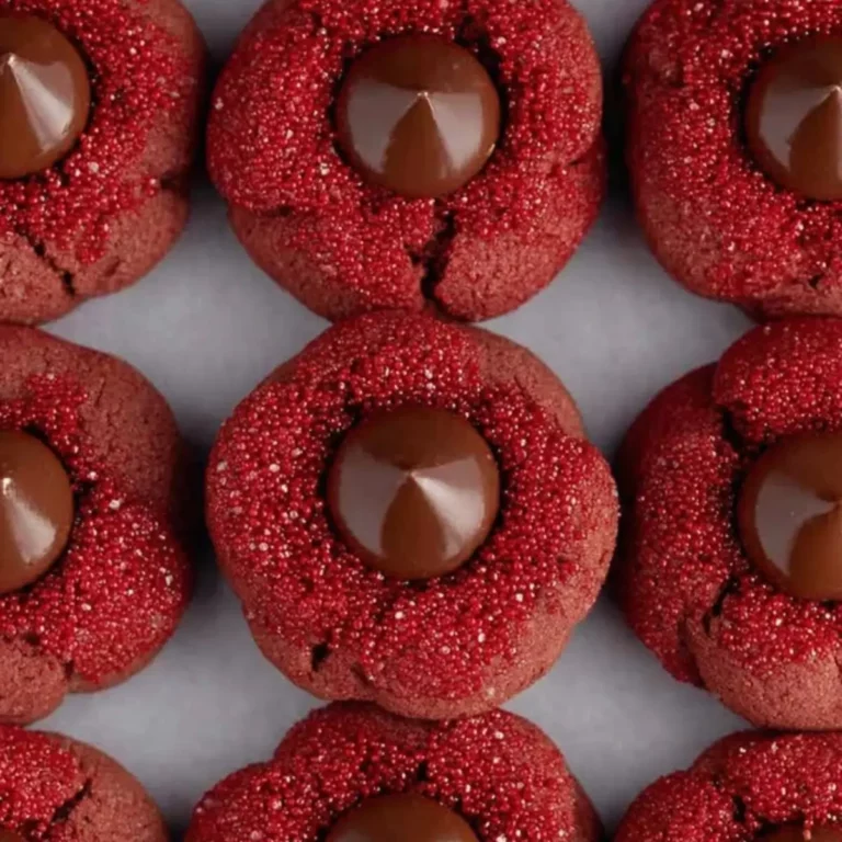 Hershey’s Red Velvet Blossoms Cookies