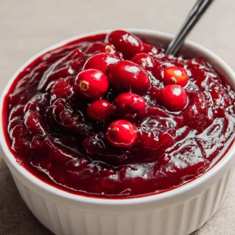 Homemade Cranberry Sauce