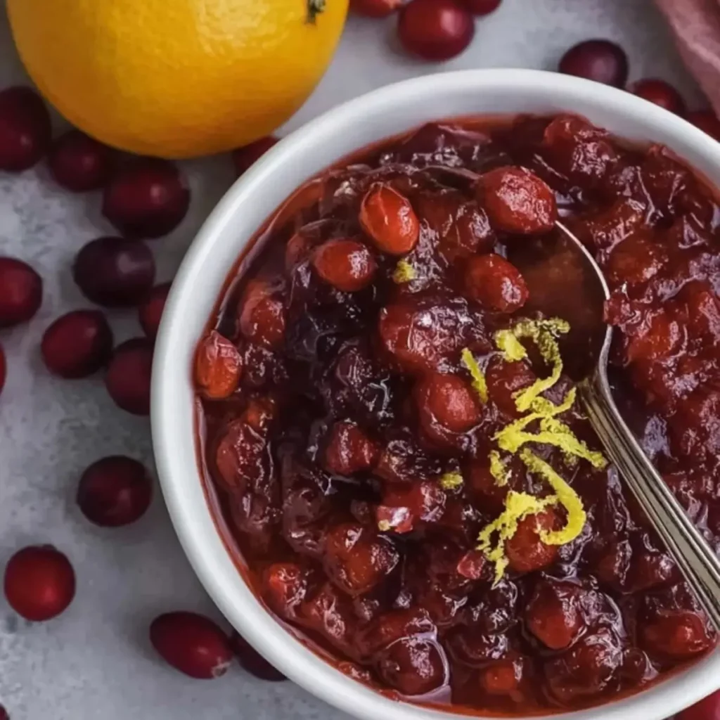 Homemade Fresh Cranberry Orange Sauce