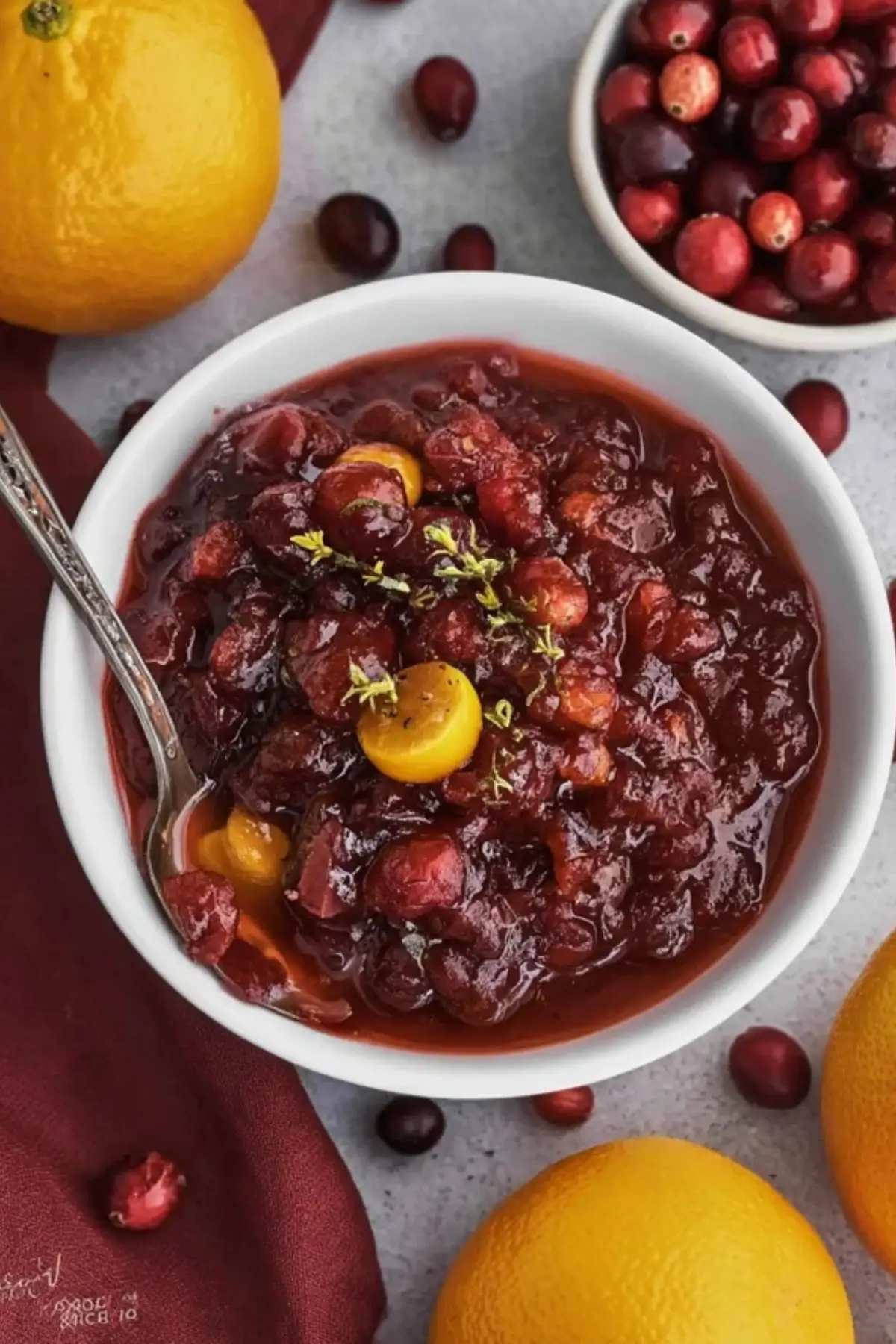 Homemade Fresh Cranberry Orange Sauce
