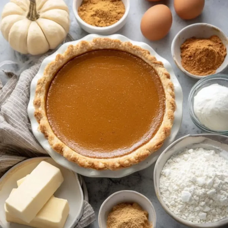 Homemade Fresh Pumpkin Pie