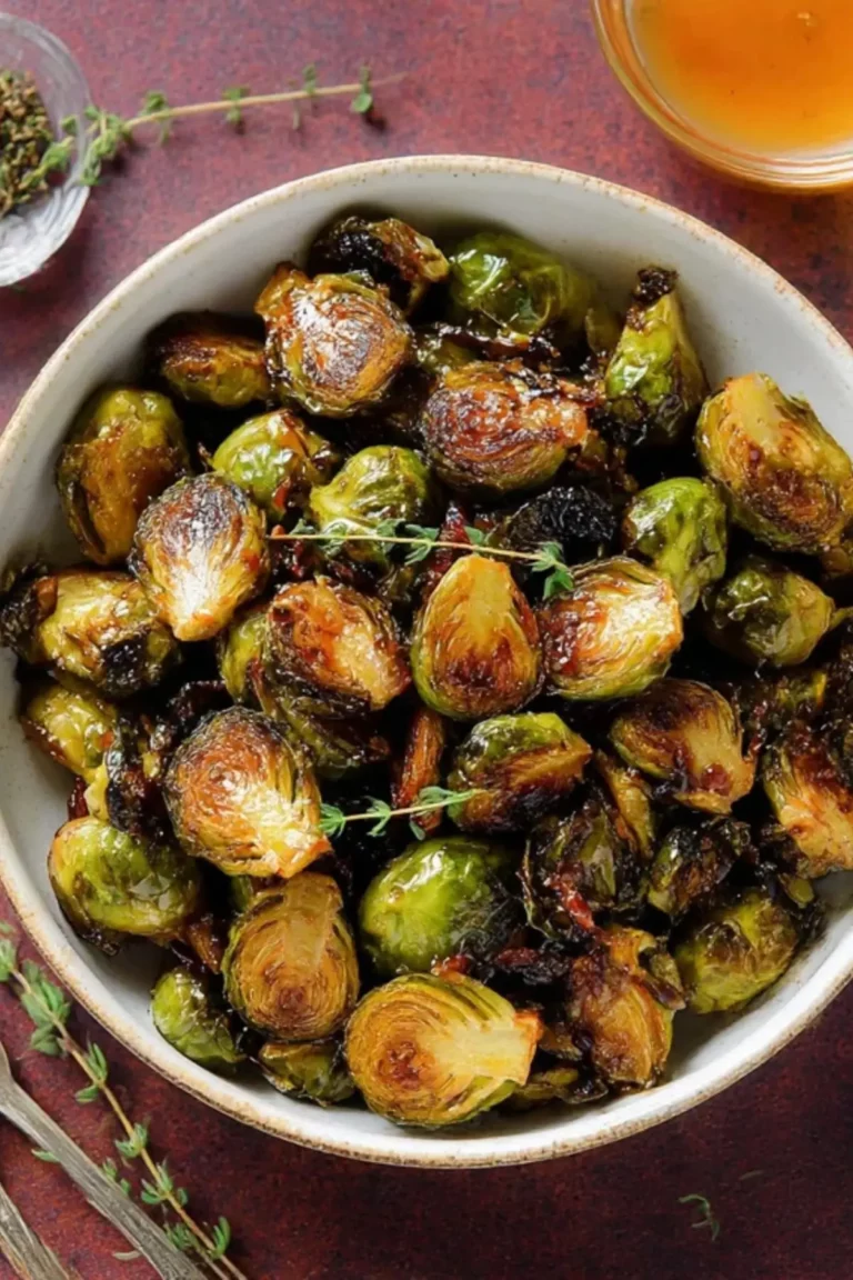 Honey Balsamic Brussels Sprouts
