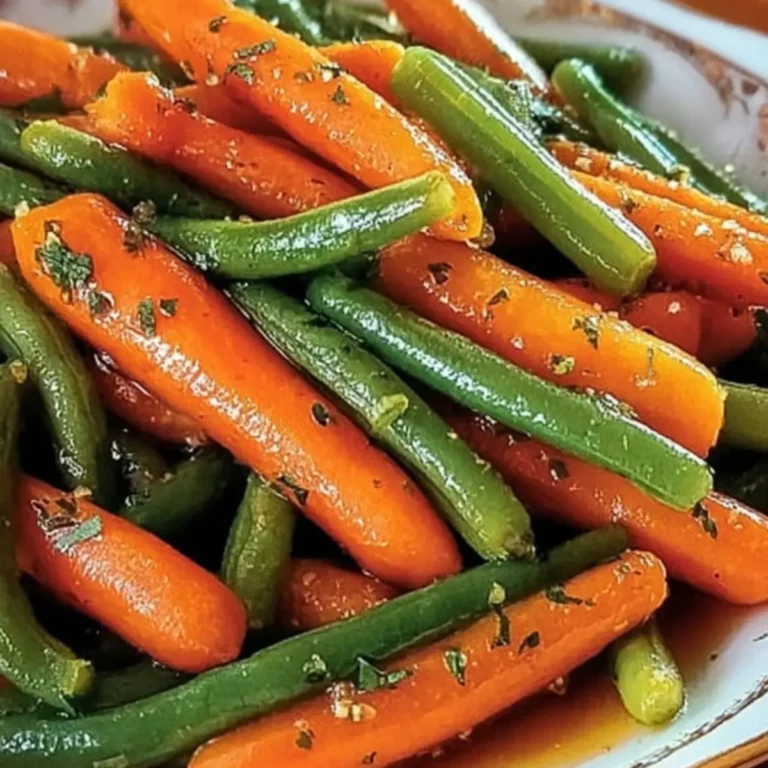 Honey Glazed Carrots & Green Beans