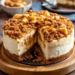 Irresistible Apple Crumble Cheesecake