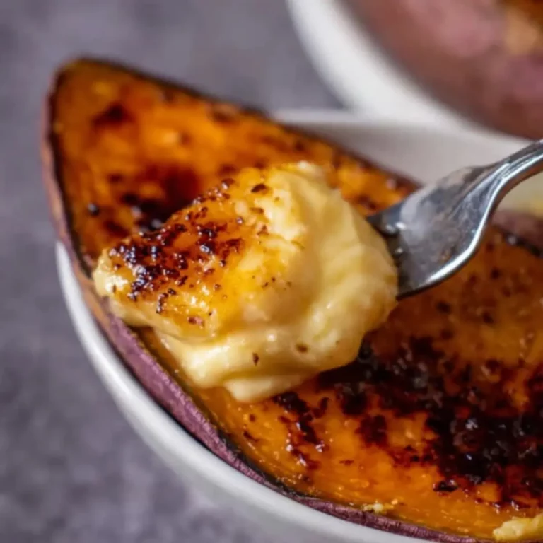 Japanese Sweet Potato Crème Brûlée