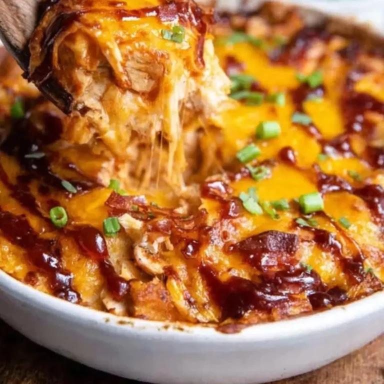 Keto BBQ Chicken Casserole