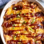 Keto BBQ Chicken Casserole