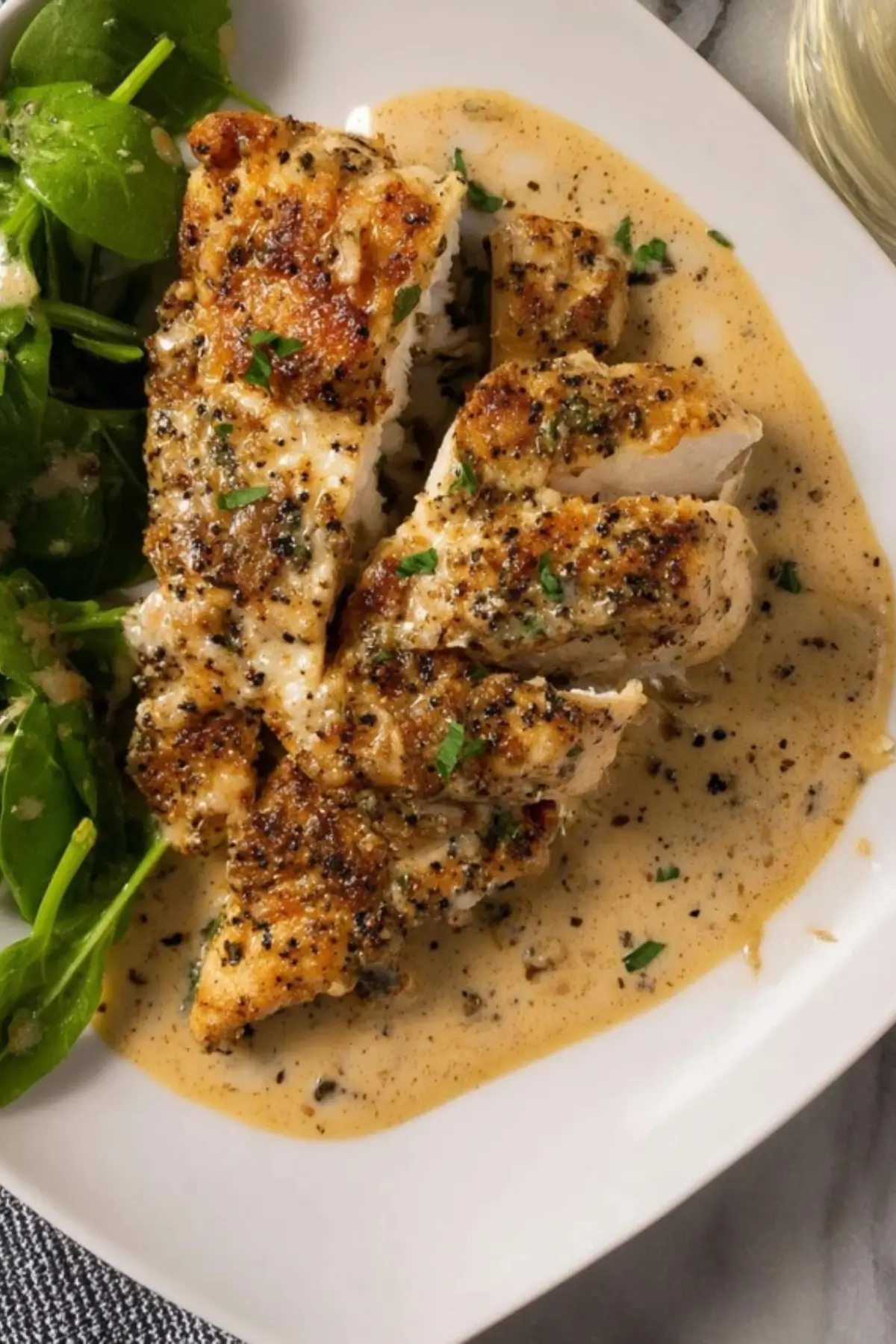Keto Garlic Parmesan Chicken