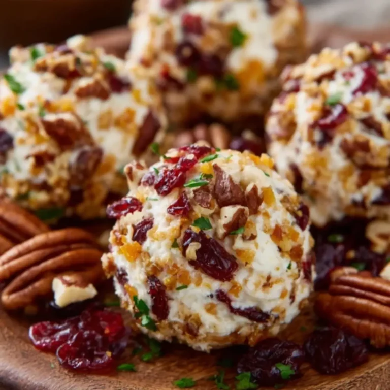 Mini Cranberry Pecan Cheese Balls