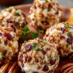 Mini Cranberry Pecan Cheese Balls