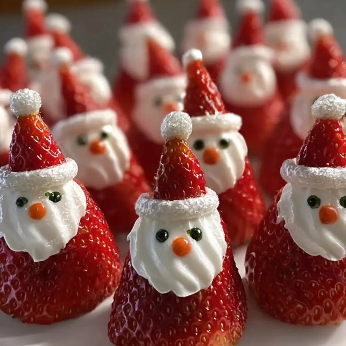 Mini Strawberry Santas