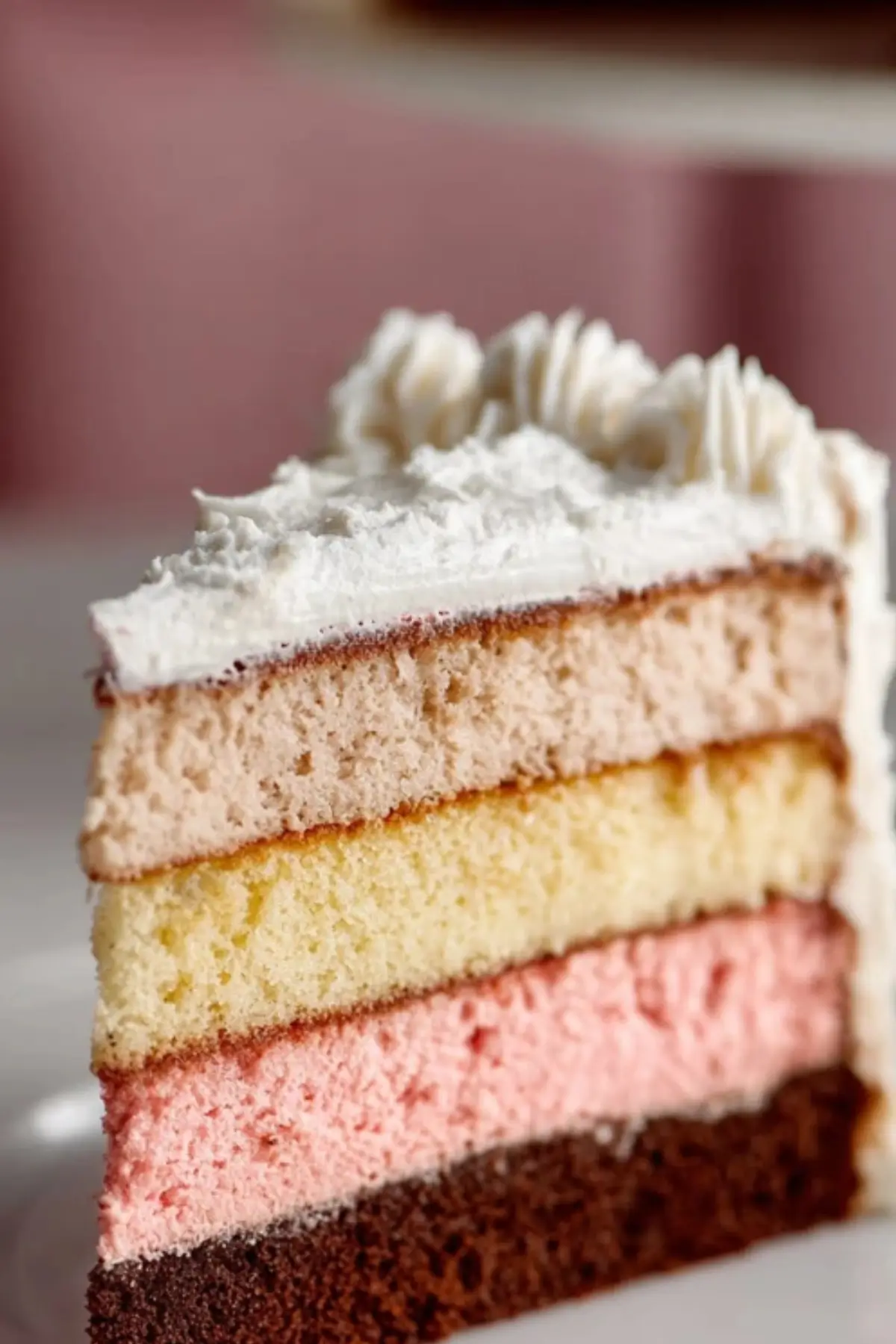 Neapolitan Layer Cake