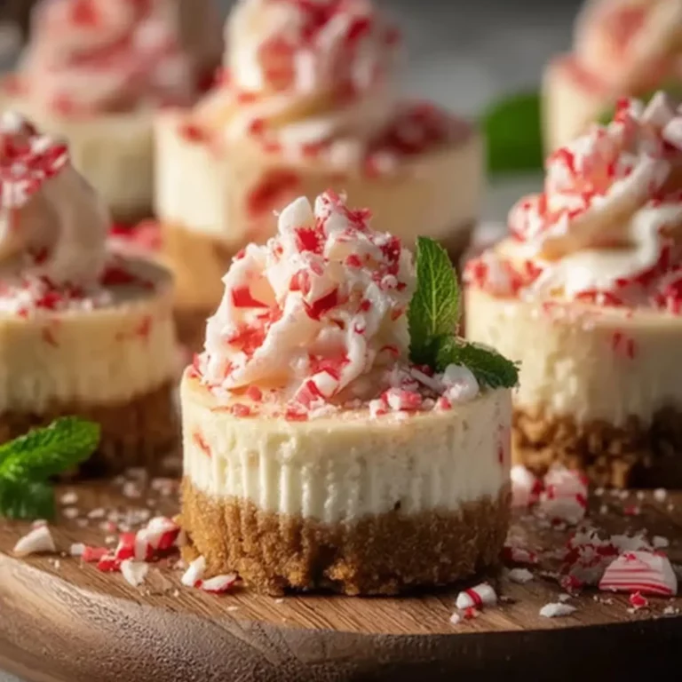 No-Bake Peppermint Cheesecake Bites