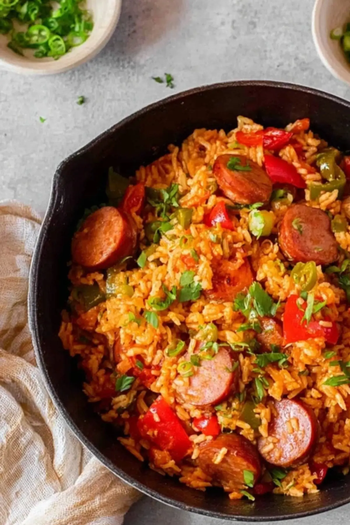 One Pot Cajun Sausage and Rice