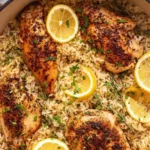 One Pot Lemon Herb Chicken and Rice