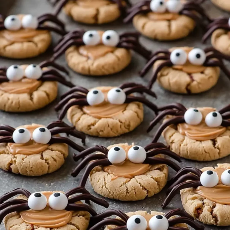 Peanut Butter Spider Cookies