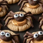 Peanut Butter Spider Cookies
