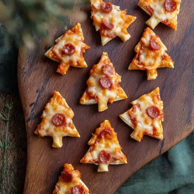 Puff Pastry Christmas Tree Pizza Bites