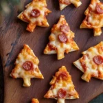 Puff Pastry Christmas Tree Pizza Bites