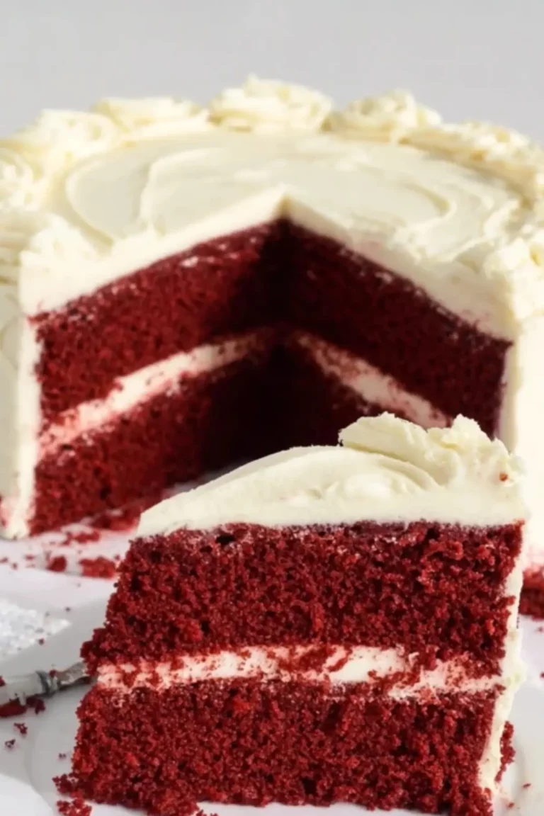 Red Velvet Cake with Cream Cheese Frosting