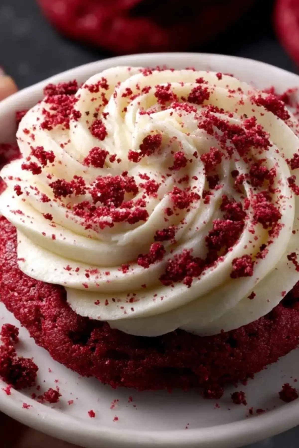 Red Velvet Cupcake Cookies