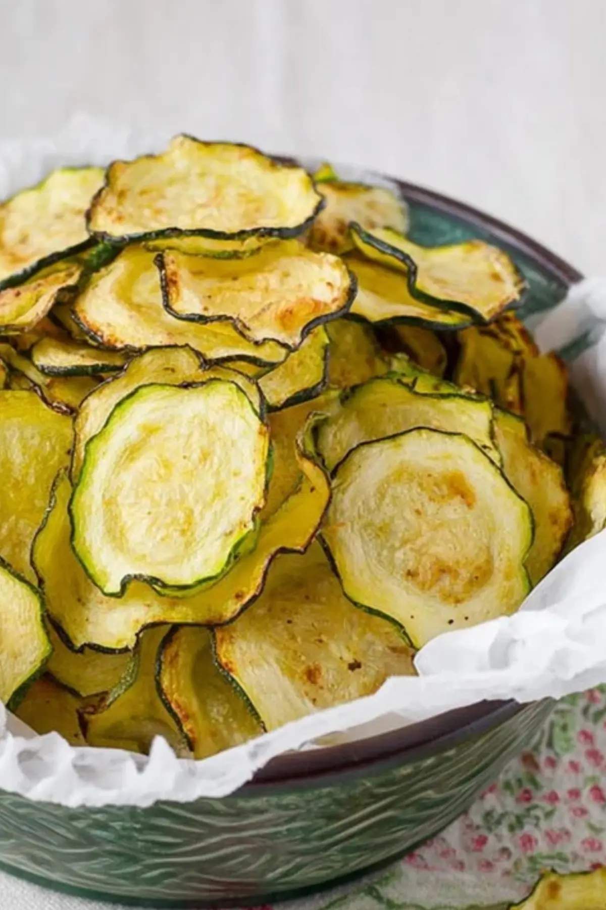 Salt and Vinegar Zucchini Chips