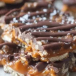 Salted Chocolate and Caramel Pretzel Bars