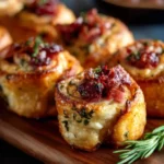 Savory Christmas Cranberry Roll Ups