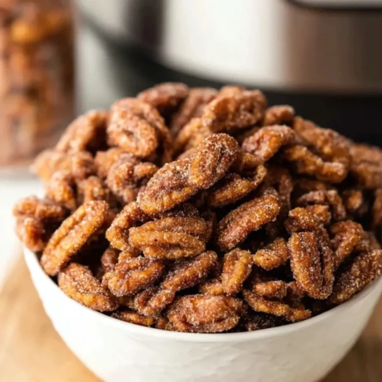 Slow Cooker Candied Pecans