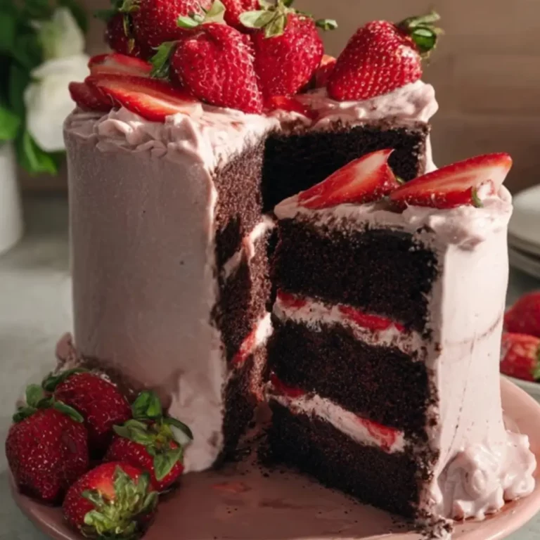 Strawberry Chocolate Cake