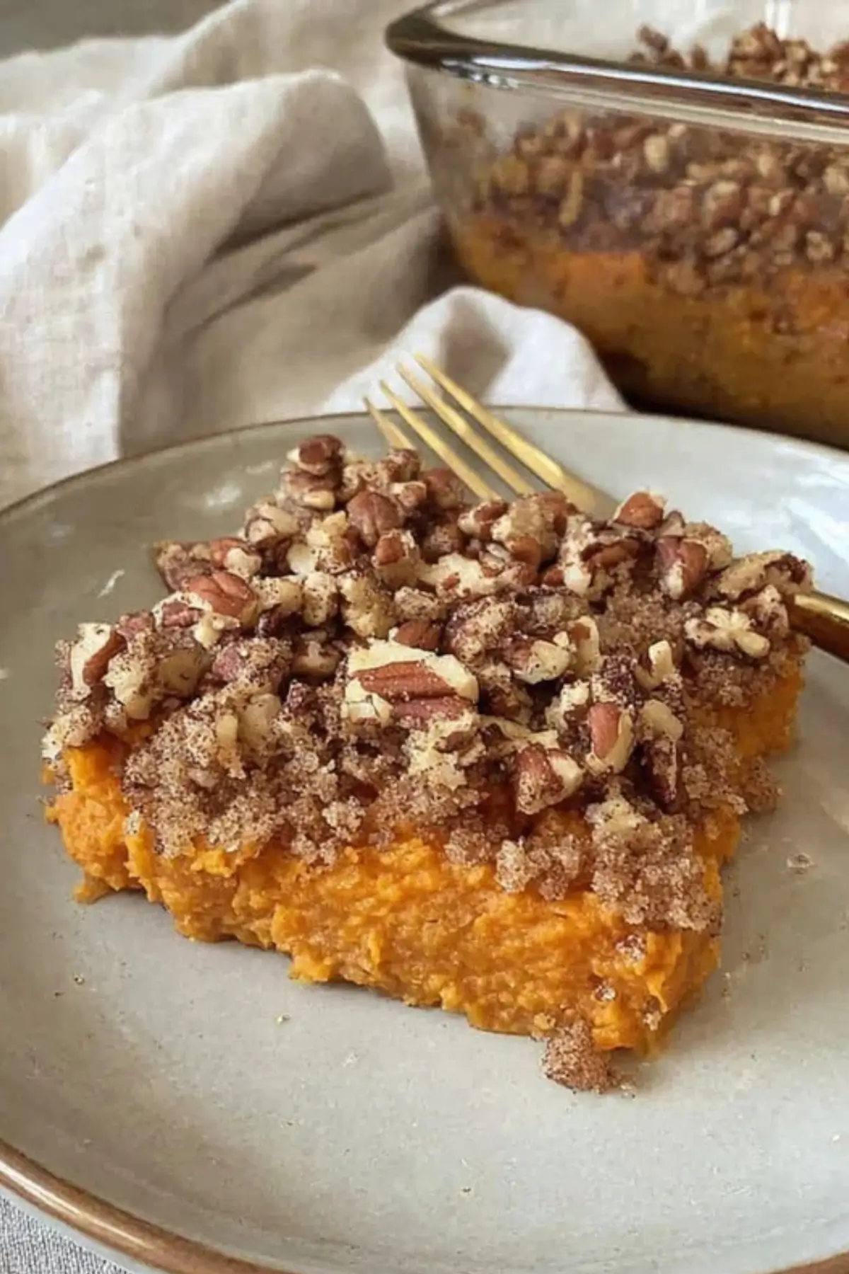 Sweet Potato Casserole with Pecans