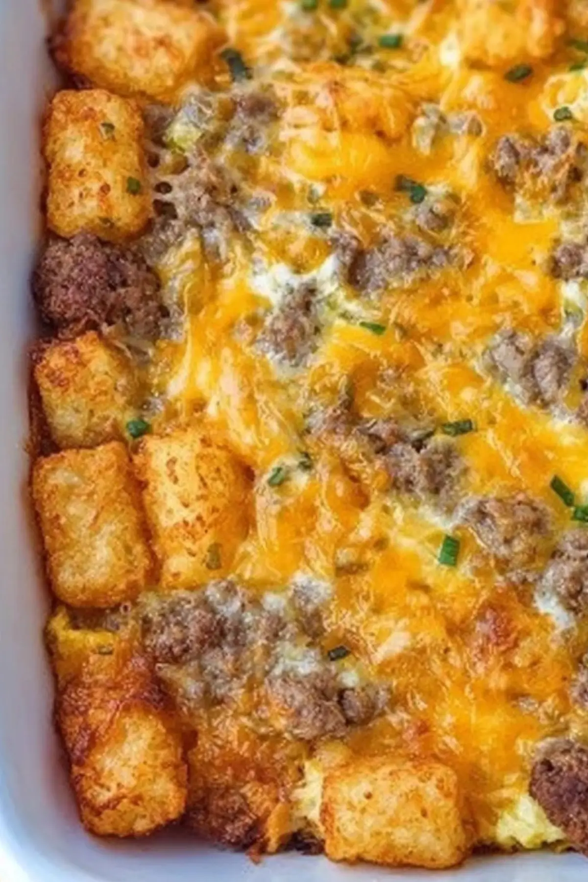 Tater Tot Sausage Breakfast Casserole