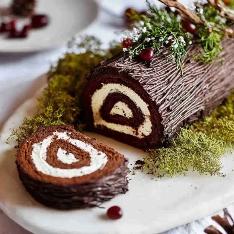Yule Log Cake