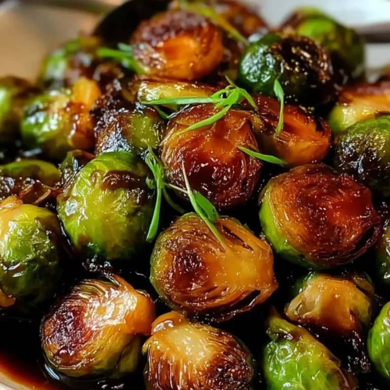 Balsamic Glazed Brussels Sprouts
