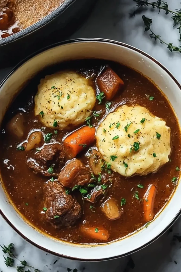 Beef Stew and Dumplings