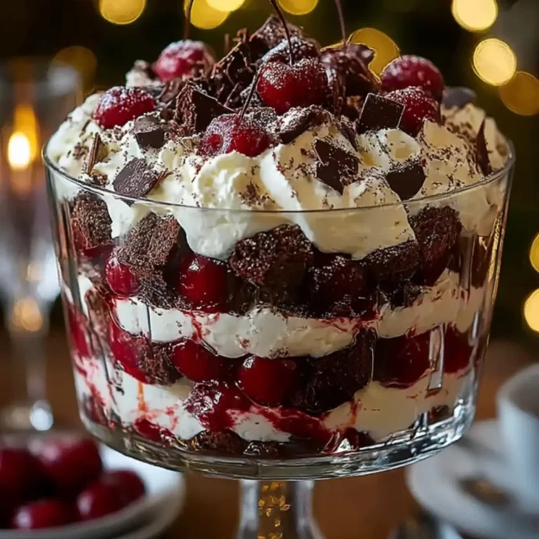 Black Forest Trifle for Christmas