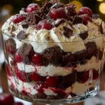 Black Forest Trifle for Christmas