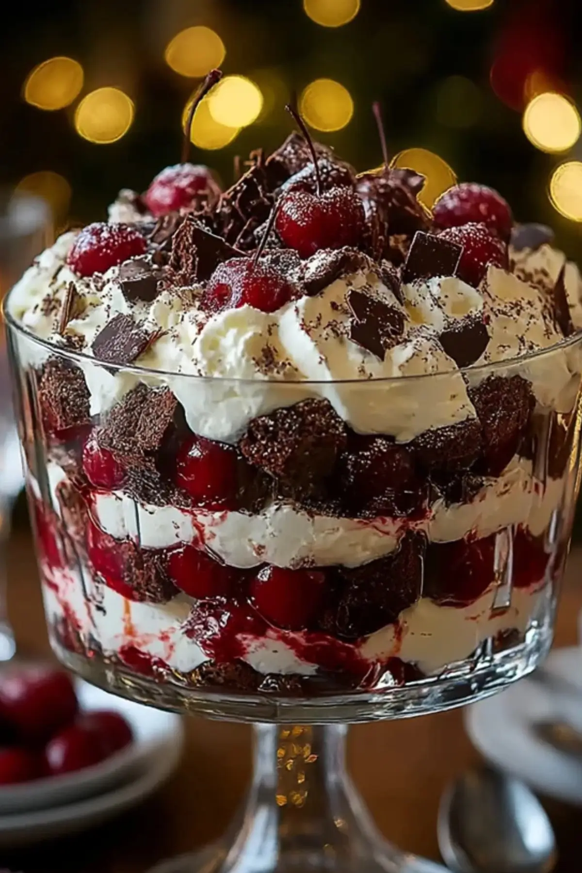Black Forest Trifle for Christmas