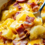 Cheesy Potatoes with Smoked Sausage