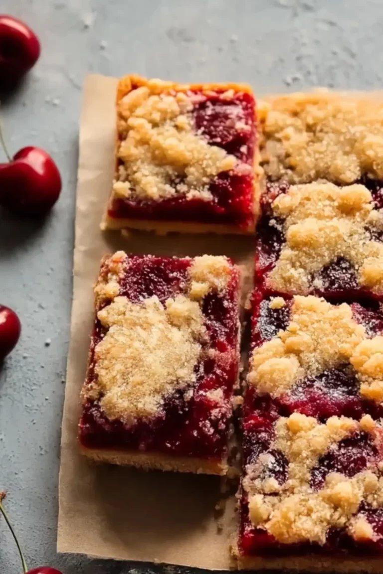 Cherry Crumble Bars