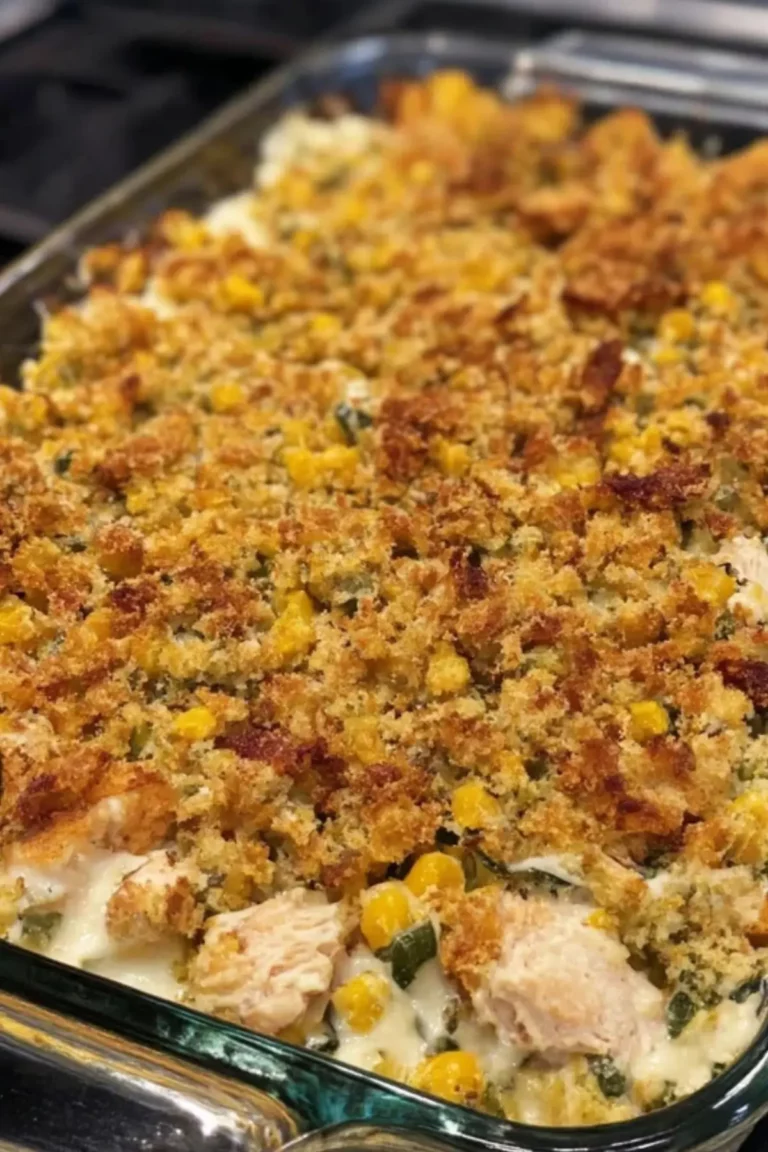 Chicken and Stuffing Casserole