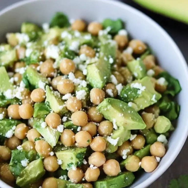 Chickpea, Avocado, & Feta Salad