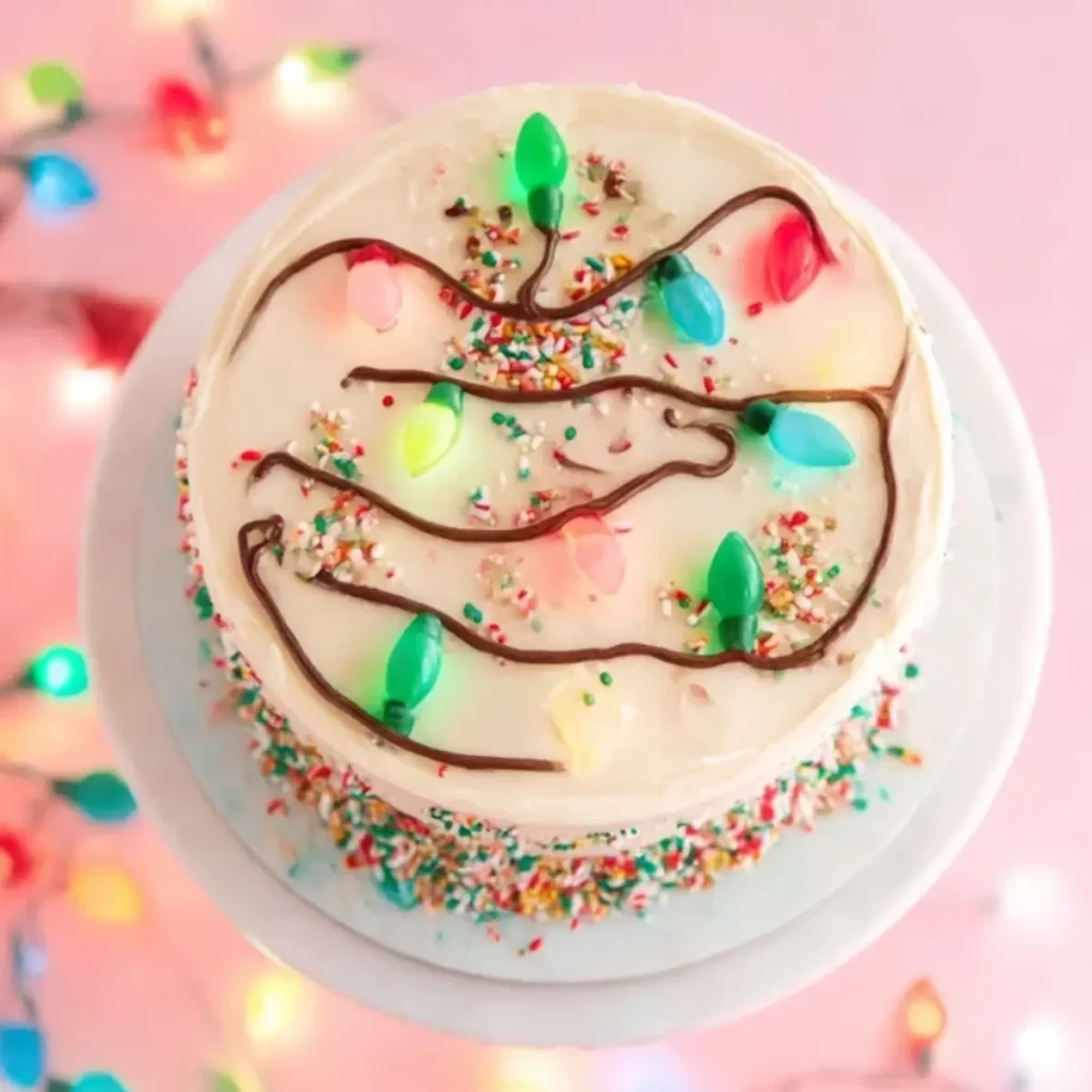 Christmas Light Cake