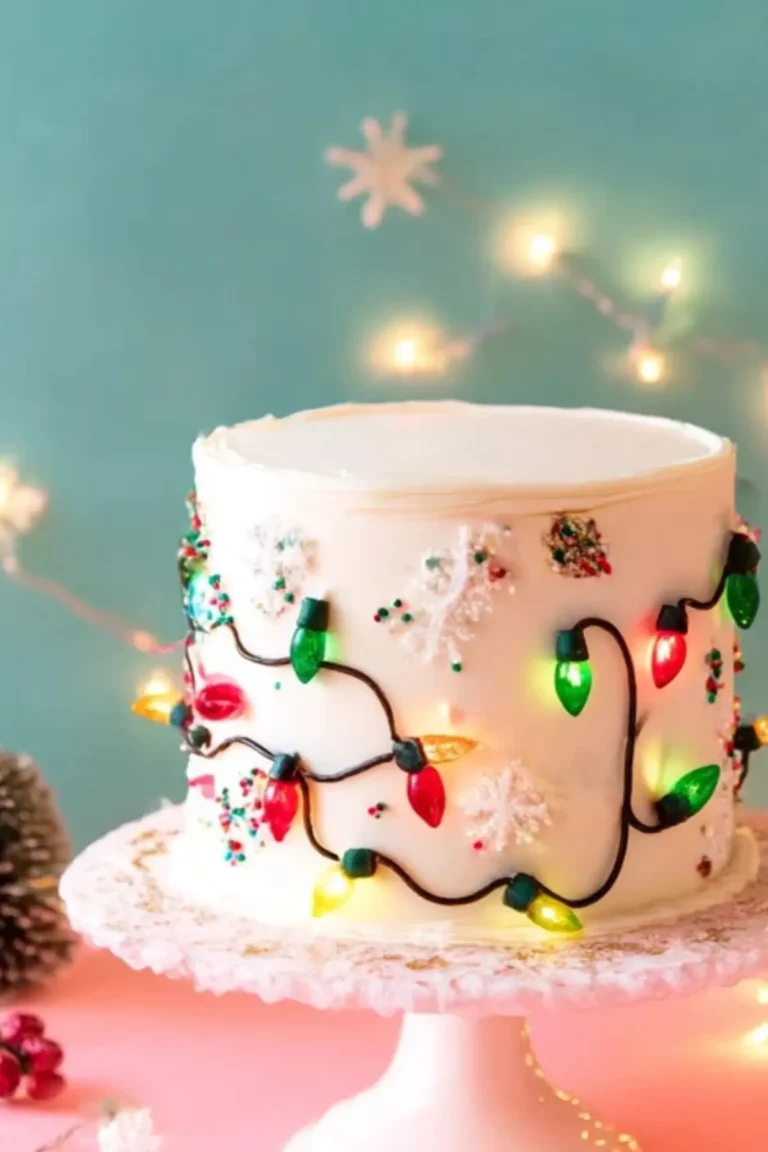 Christmas Light Cake