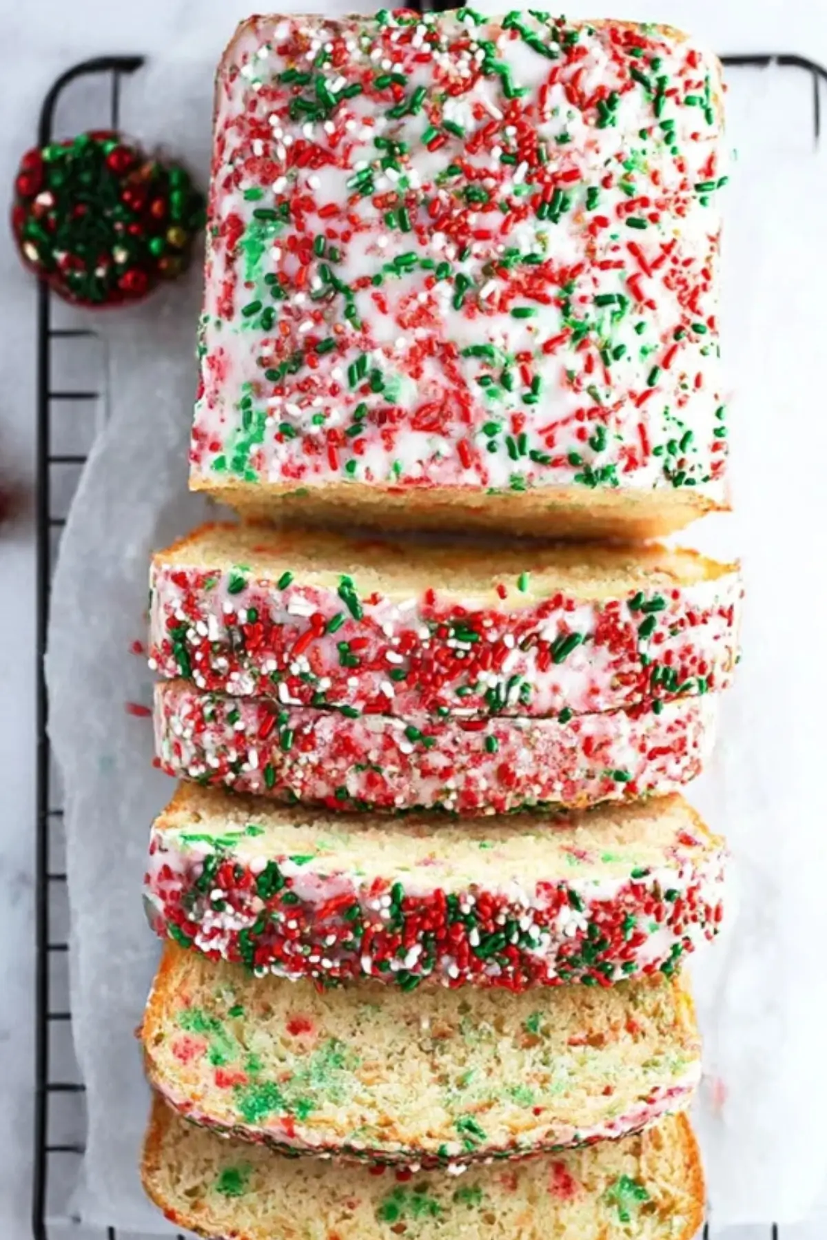 Christmas Sprinkle Buttermilk Bread
