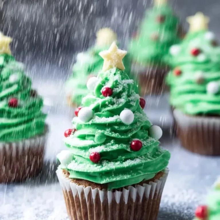 Christmas Tree Cupcakes