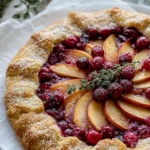 Cranberry Apple Galette