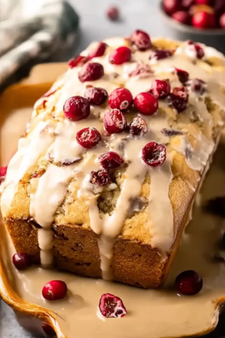 Cranberry Eggnog Bread