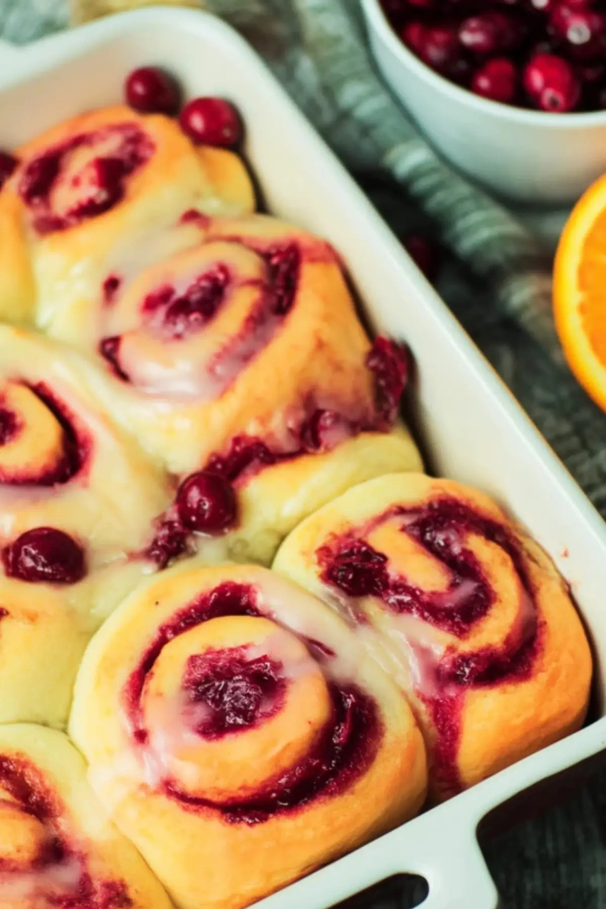 Cranberry Orange Sweet Rolls